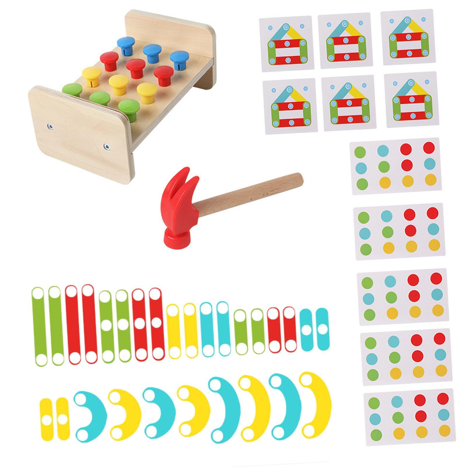 Matching Workbench Workbench Pound Toy Shape Sorting Learning Matching Game Para Regalos ...