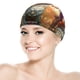 thumbnail image 5 of Iyanu Gorro de Natación de Licra, Gorro de Baño de Tela Cómoda, Gorro Elástico Antideslizante para Hombres, Mujeres y Niños, 5 of 6