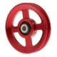 thumbnail image 4 of Polea de Cojinete, Accesorios de Gimnasio, Diámetro Interior de 10 Mm, Duradera, Mecanizado CNC, Montaje Práctico, Ajuste Universal para Máquinas de C 114 mm rojo, 4 of 5