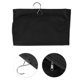 thumbnail image 4 of REGALWOVEN 1 Pc Bolsa de Maquillaje Colgante Plegable Sólida de Lona Negra, 4 of 5