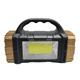 thumbnail image 1 of Linterna Portátil+ Panel Solar+ Cargador Celular +usb +cable Blanco Negra Con Otros Colores, 1 of 3