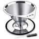 thumbnail image 1 of Filtro de acero inoxidable Coffee Dripper LHS para 1-2 tazas con soporte, 1 of 7