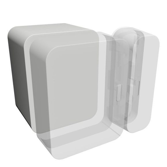 Sensor Spacer Simplisafe Entry Sensor Riser, paquete de 1