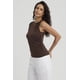 thumbnail image 4 of Polera Mujer Nudo En Hombros Chocolate, 4 of 8