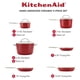 thumbnail image 2 of Juego de utensilios de cocina KitchenAid, cerámica anodizada dura, antiadherente, 9 piezas, 2 of 9