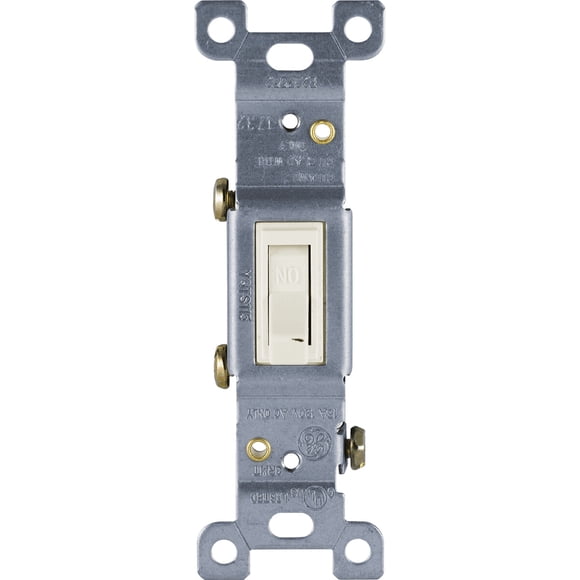 Interruptor GE HeavyDuty 20A 120V Almendra Simple Polo