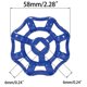 thumbnail image 2 of Manija Metálica Para Grifo Exterior De Hierro Fundido Azul 6x6 Mm 58 Mm, 2 of 8