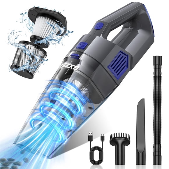 Aspirador de mano Gxzsk inalámbrico 1500 PA, succión 6000 mAh
