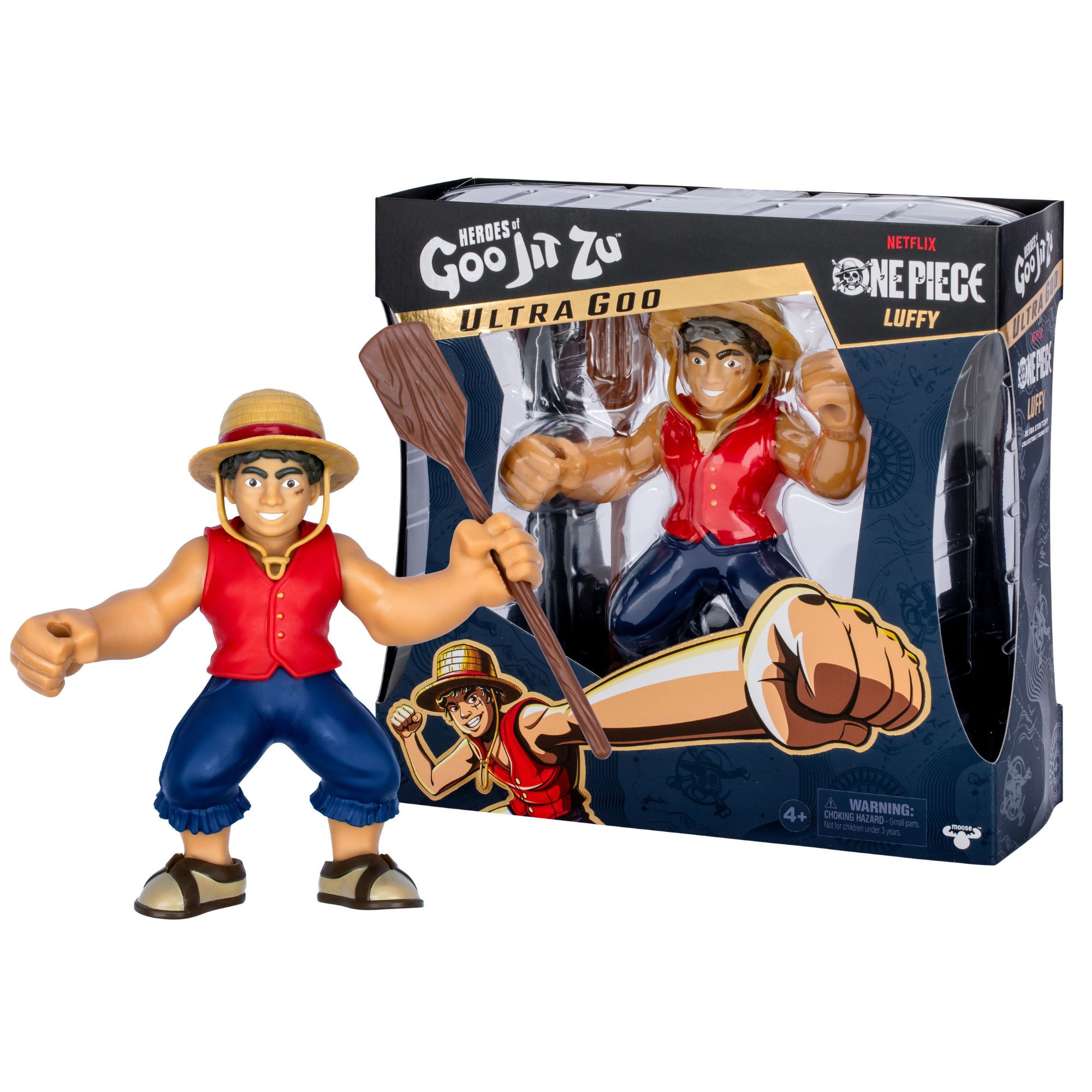 Figura Coleccionable Goo Jit Zu Ultra Goo One Piece Luffy Unidad