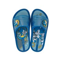 Sandalia Infantil Azul/Amarillo Sonic Slide Ipanema