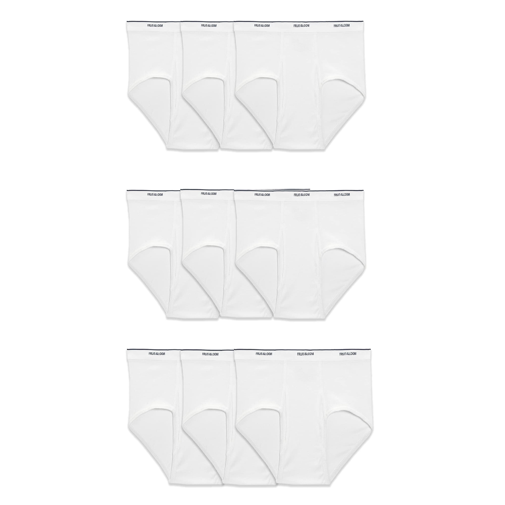 Calzoncillos Fruit Of The Loom De Algodón Sin Etiquetas Para Hombre, Paquete De 9