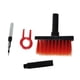 thumbnail image 5 of 4x Cepillo De Limpieza De Teclado Limpiador De Herramientas De Separación De Esquinas Para Jugadores De Teclado PC Negro Rojo, 5 of 5
