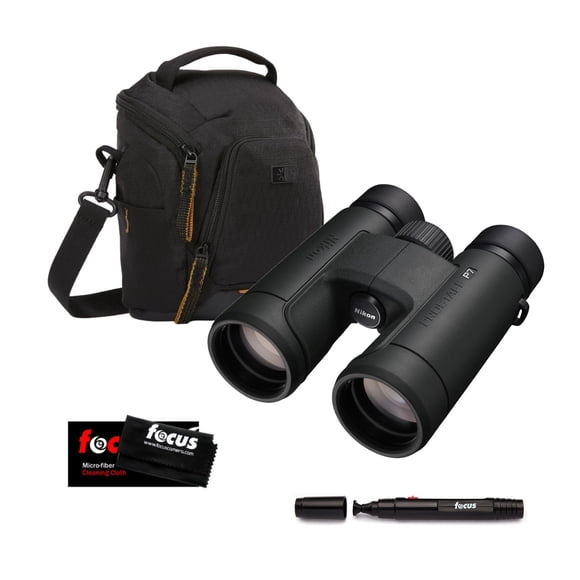 Binoculares Nikon Prostaff P7 10x42 con bolsa, kit de limpieza