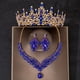 thumbnail image 1 of 3pcs Elegant Crystal Bridal Jewelry Set - Rhinestone Tiara Crown, Necklace, and Earrings - Perfect for Weddings and Special Occasions, 1 of 5