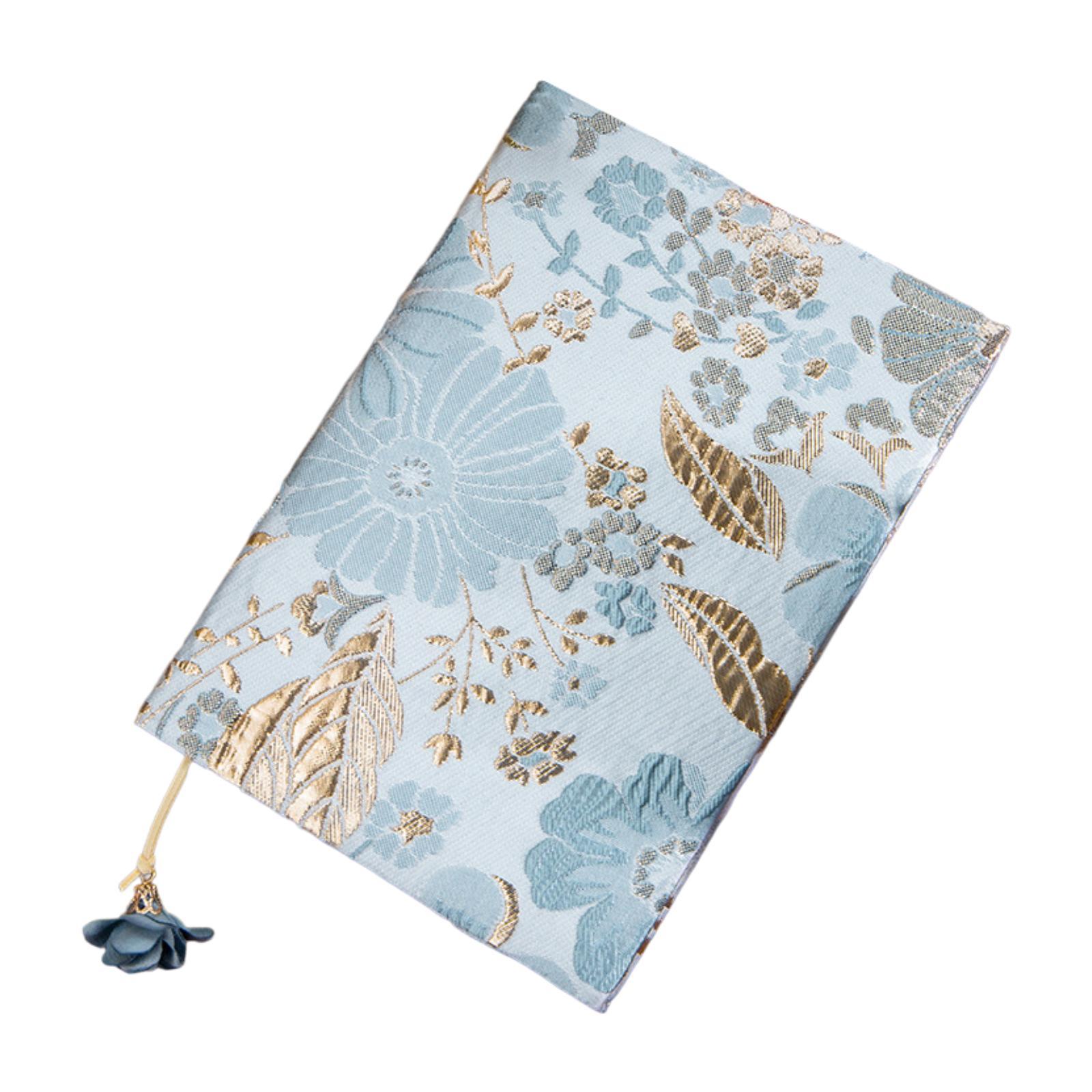 Bothyi - Protector De Tela Suave Para Tapa De Libro A5, Para Diario De Tapa Dura Y Rústica, Color Azul