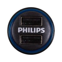 Philips - Cargador Para Auto Usb Carga Ultra Rapida 3.1A Negro