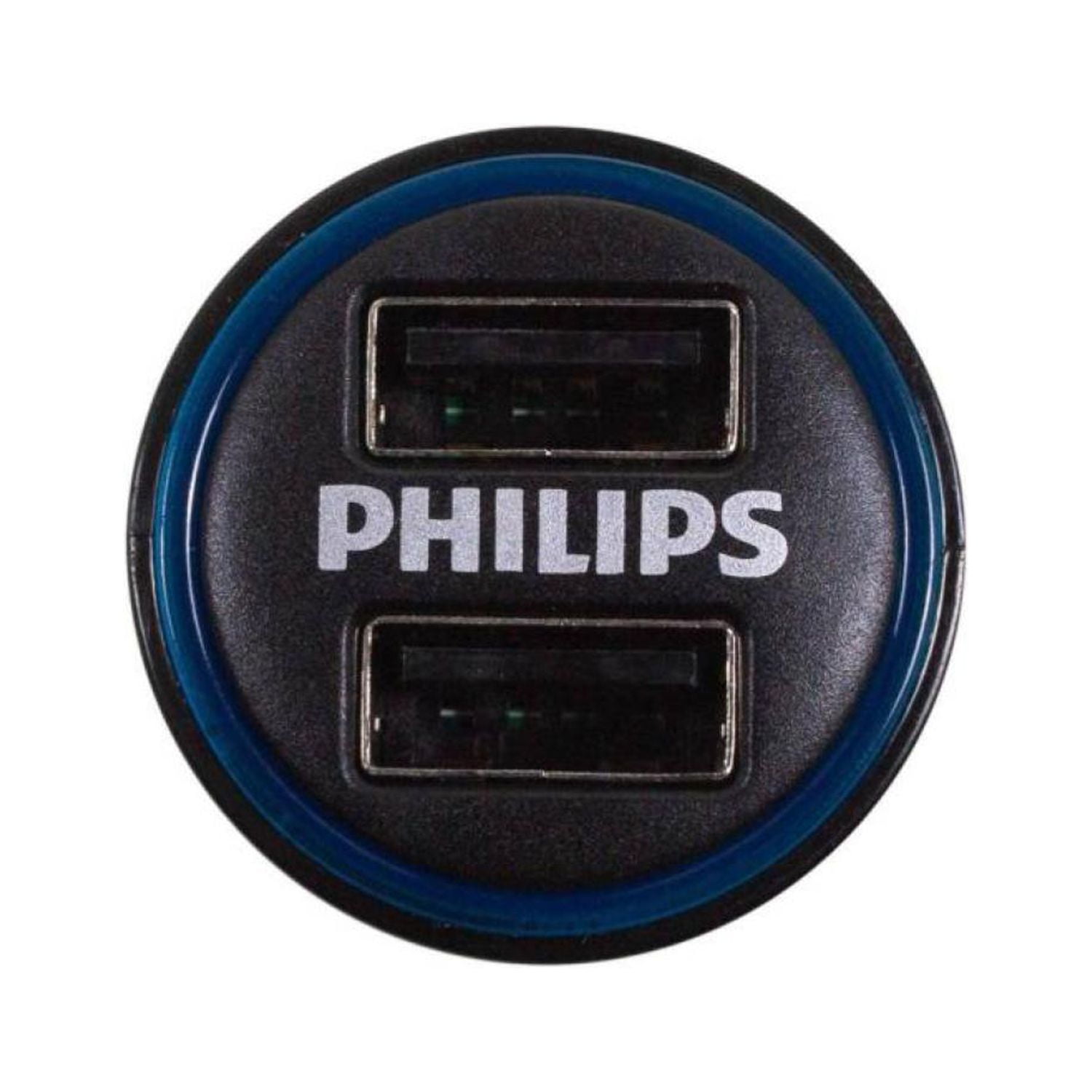 Philips - Cargador Para Auto Usb Carga Ultra Rapida 3.1a Negro