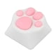 thumbnail image 2 of Tapas De Teclas De Teclado De Almohadilla De Patas De Gato De Gatito De Silicona ABS Personalizadas Blanco, 2 of 5
