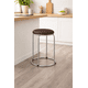 thumbnail image 2 of Piso Taburete Circular con Asiento Acolchado y Estructura Cromada, 2 of 2