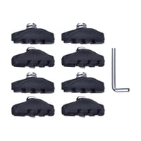 Ioensy - Pastillas De Freno De Bicicleta Tipo V Profesionales Para Bicicleta De Carretera Bicicleta Plegable Bicicleta De Montaña 4 Pares