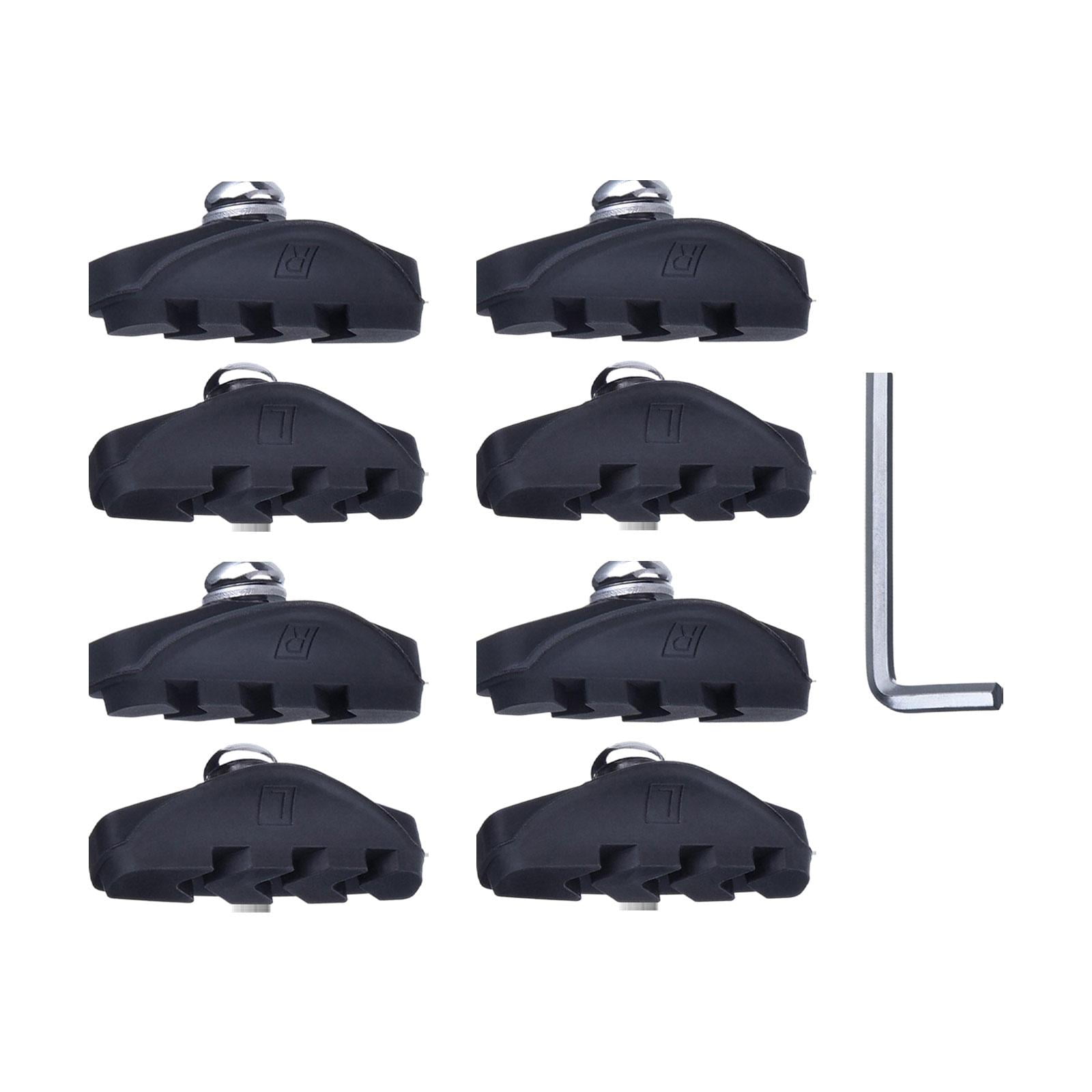 Ioensy - Pastillas De Freno De Bicicleta Tipo V Profesionales Para Bicicleta De Carretera Bicicleta Plegable Bicicleta De Montaña 4 Pares