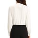 thumbnail image 3 of INSPIRE CHIC Camisa de Mujer con Botones, Manga Larga, Cuello en V, Clásica para Negocios, Talla L, Blanca, 3 of 5