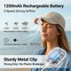 thumbnail image 5 of Ventilador de Clip Plegable Mini Recargable SYBOYEGE 1200 mAh – Blanco, 5 of 7