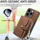 thumbnail image 3 of Funda Tipo Cartera con Correa Cruzada para iPhone 15 Pro Max Protección Contra Golpes Marrón, 3 of 5