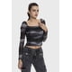 thumbnail image 2 of Polera Mujer Drapeada Bardot Gris, 2 of 4