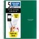 thumbnail image 1 of Cuaderno Five Star Spiral, 5 asignaturas, a rayas universitarias, 200 hojas, 1 of 9