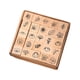 thumbnail image 2 of 25x Mini Sellos Manualidades Sellos De Madera De Bricolaje Para Pintar Diario, 2 of 5