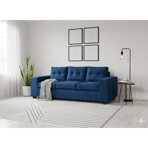 Muebles Cottoni - Sofá 3 Cuerpos Lucca Felpa