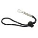 thumbnail image 1 of Lanyard Fox 40 Clipper negro de 23 cm con gancho en J, 1 of 2
