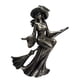 thumbnail image 3 of Figura De Bruja De Halloween, Estatua Decorativa, Escultura Para Chimenea, Escritorio Del Hogar, Montando Una Escoba, 3 of 5
