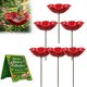 thumbnail image 1 of Estaca jardín flor metal hecha mano estación riego abejas decoración exterior amigable polinizadores, 1 of 7