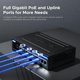 thumbnail image 5 of Conmutador de red PoE TEROW de 10 puertos Gigabit 8 PoE+ 2 Uplink, 5 of 8