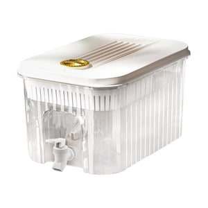 Bothyi - Hervidor De Agua Fría Con Grifo Dispensador De Bebidas Heladas Transparentes Para El Modelo De Filtro De 5L De Fiesta Diaria En Interiores