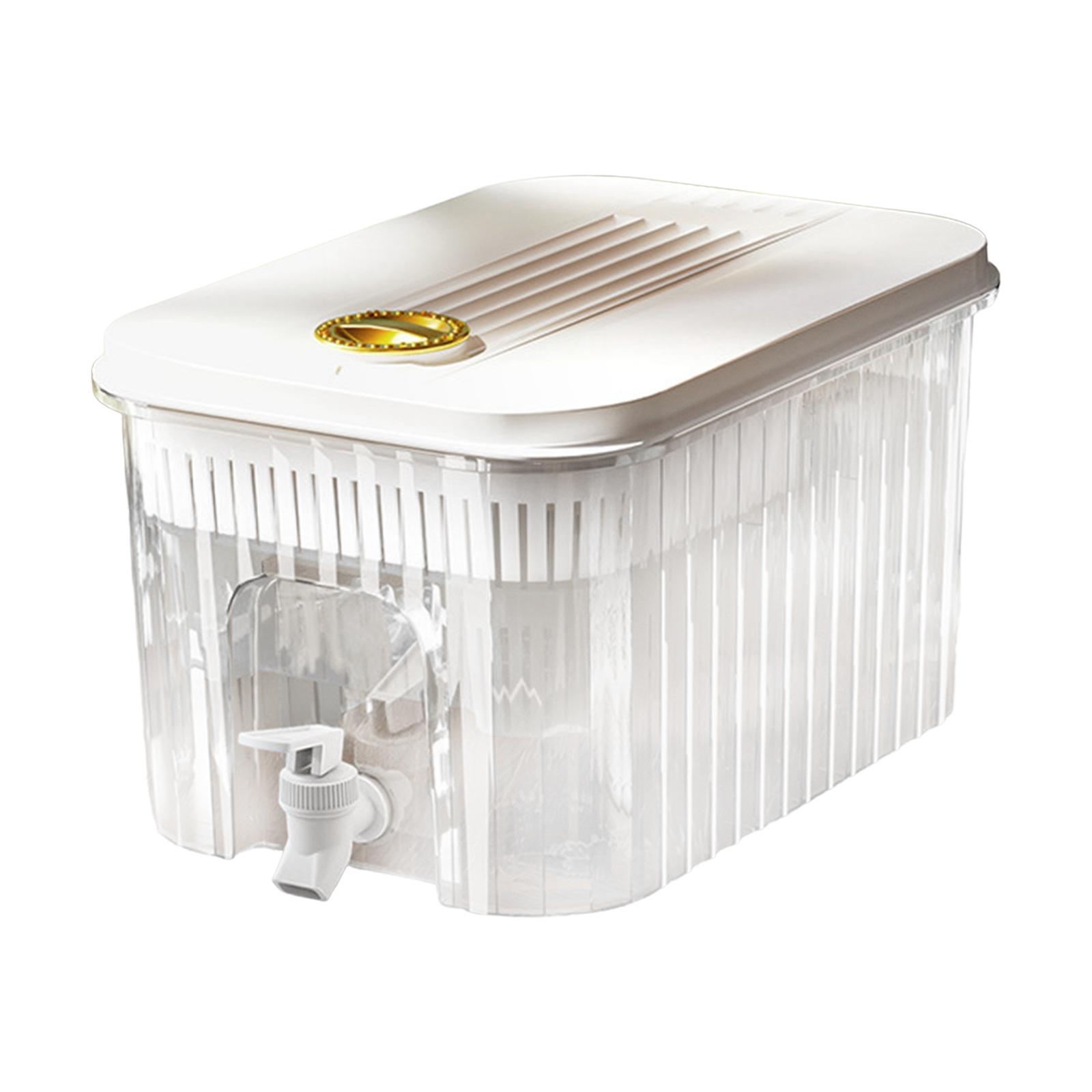 Bothyi - Hervidor De Agua Fría Con Grifo Dispensador De Bebidas Heladas Transparentes Para El Modelo De Filtro De 5L De Fiesta Diaria En Interiores