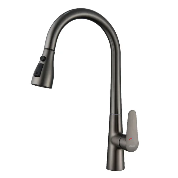Monomando Cocina Extraible Gun Metal Cools