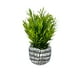thumbnail image 1 of Macetero Planta Artificial Flores Maceta Piedra 17x9cm, 1 of 1