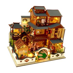 Magideal - Kit De Diy Con Muebles, Rompecabezas De Construcción, Decoración Para Hogar, Artesanal, Modelo Decorativo En Miniatura Para