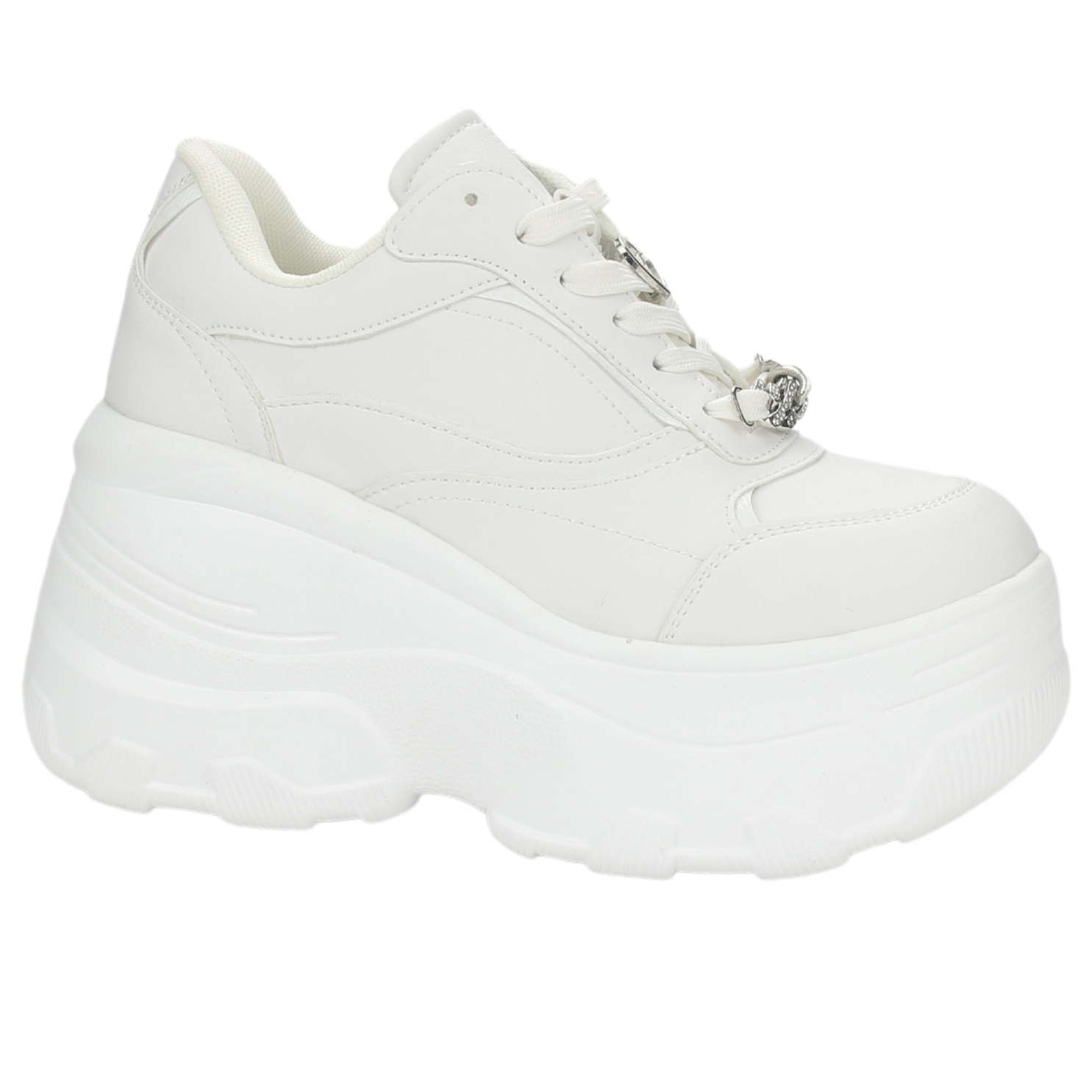 Zapatilla Chalada Mujer Nake-1 Blanco Urbano