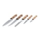 thumbnail image 3 of Set 5 Cuchillos Acero Inoxidable Madera Wheeler, 3 of 3