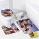 thumbnail image 4 of moana 2-theme 4-Piece Shower Curtain Set with Rugs, Waterproof Bathroom Decor Set Includes Bath Mat, U-Shaped Rug, Toilet Lid Cover and Curtain with Hooks, 4 of 6