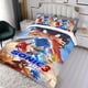 thumbnail image 3 of Sonic Conjunto de sábanas temático, trío de piezas, cómodo y amigable con la piel, diseño único, regalo de decoración para el hogar para familiares, amigos y fans, 90 cm * 190 cm, 3 of 6