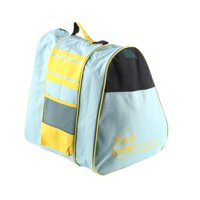 Magideal - Bolsa Para Patines, Bolsa De Transporte Para Patines, Bolsa De Transporte Portátil Con Correa De Hombro Ajustable Para Niñas Y Niños, Patinaje Artísti Azul