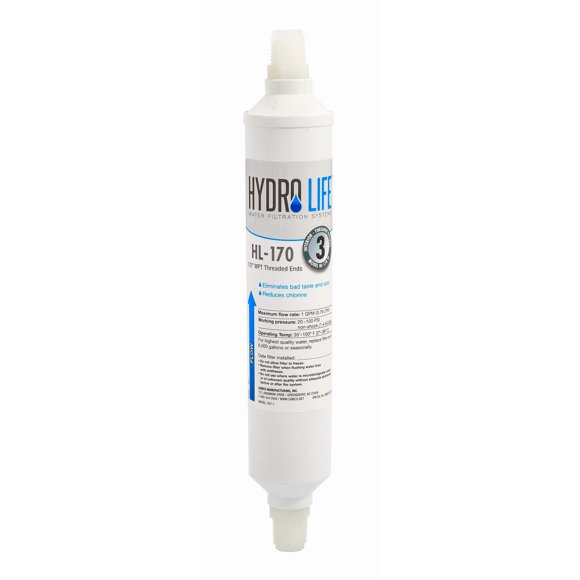 Filtro de repuesto Hydro Life 52117 HL-170 TF blanco