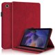 thumbnail image 1 of Funda con relieve del Árbol de la Vida para tablet Samsung Galaxy Tab A9 Plus con soporte, ranuras para tarjetas y soporte para lápiz óptico. Rojo, 1 of 6