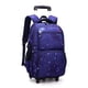thumbnail image 1 of Kids School Bag With Wheels Rolling Backpack for Boy Wheeled School Bag 6 Wheels Trolley Bookbag Carry on Luggage with Lunch Bag, 1 of 3