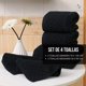 thumbnail image 2 of Juego De 4 Toallas De Baño Algodon Premium Grande Gris 550gr Az, 2 of 7